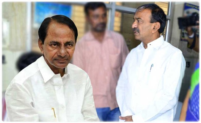 Eatala apologised to KCR for his revolt?